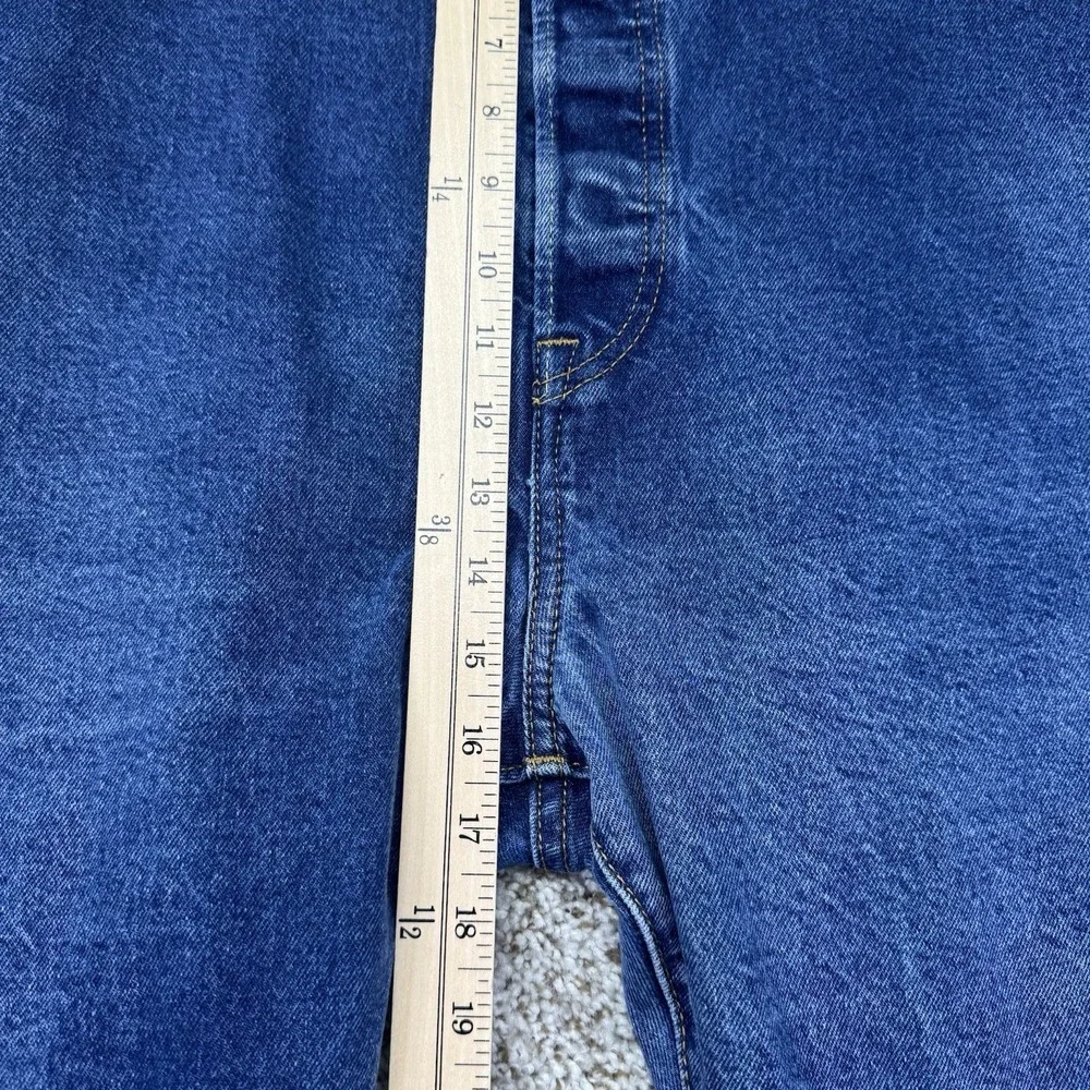 Levi's 501 Jeans Men's 54x29‎ Blue Med Wash Classic Straight Button Fly Big Tall